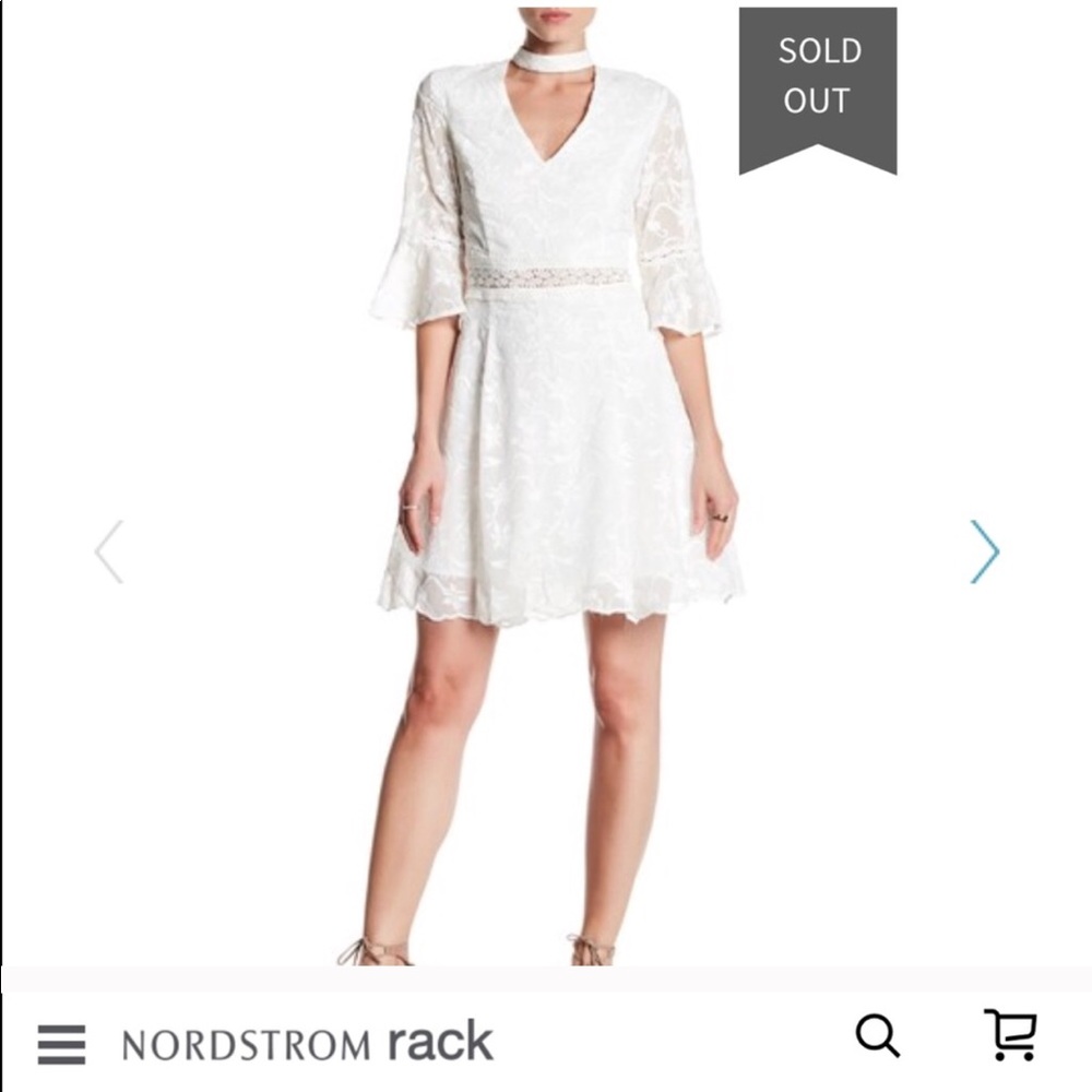 Lucy Paris from Lulu’s lace choker dress